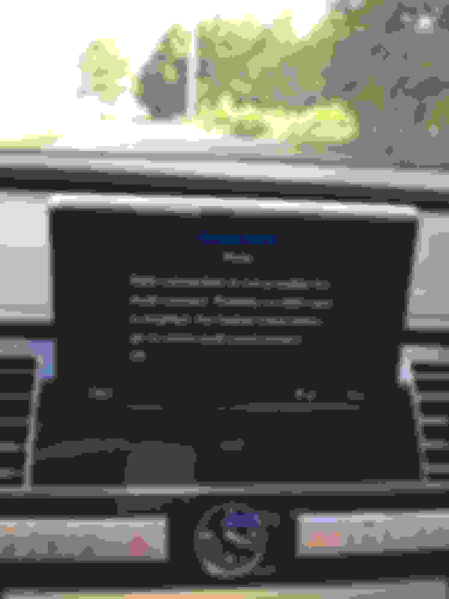 Mmi Error Message