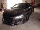 Audi R8 carbon fiber body parts