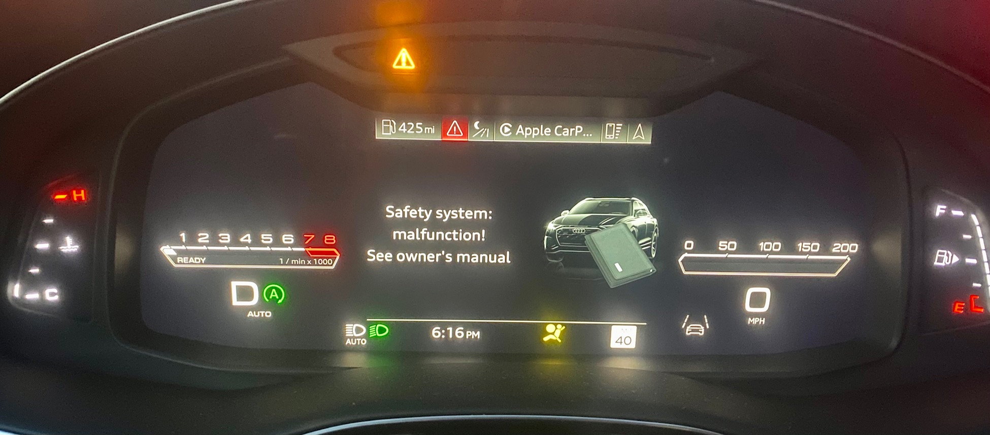 RSQ8: / Safety Malfunction Advice AudiWorld