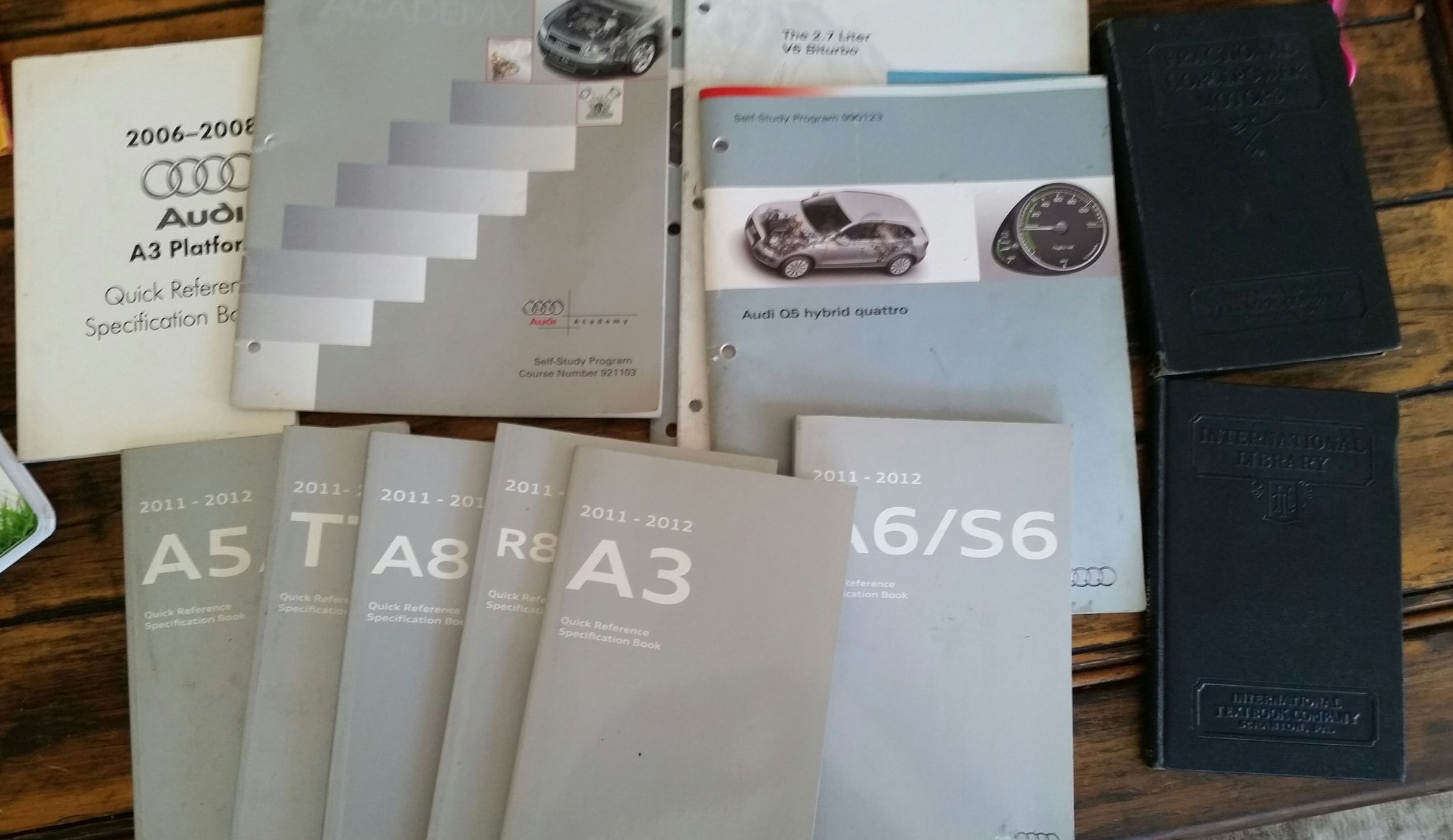 Audi Other Dealership Reference Manuals and self-study program