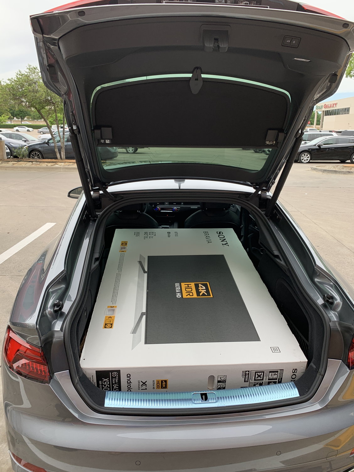 Boot trunk. A5 Sportback багажник 2020.