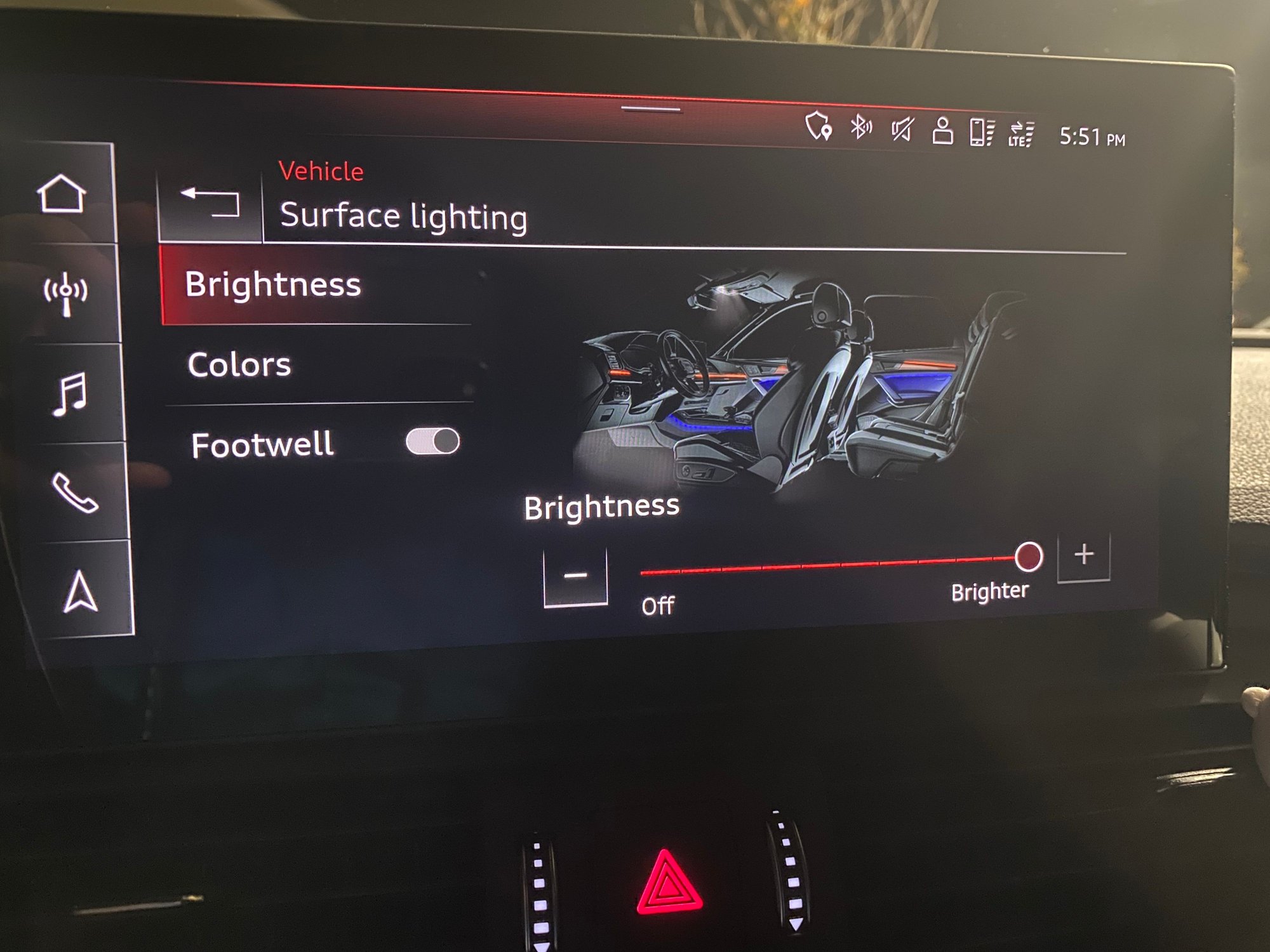 Footwell Lights on While Driving AudiWorld Forums