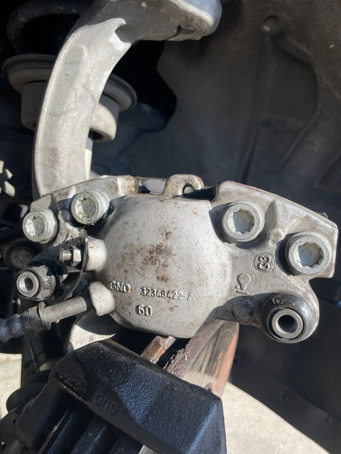 Front brake caliper piston stuck? Seized? AudiWorld Forums