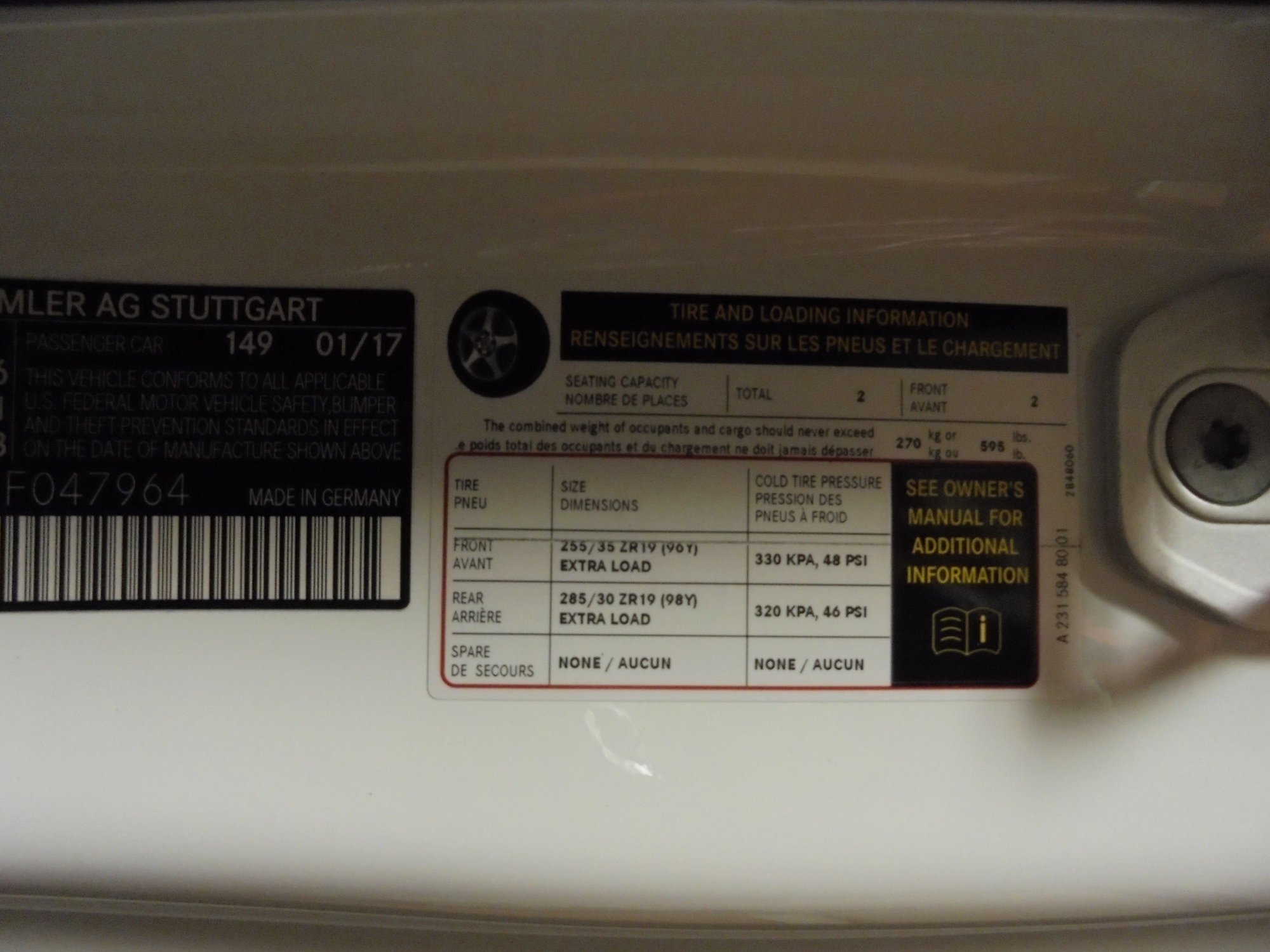 Tire pressure on the S5 Sportback? Page 3 AudiWorld Forums