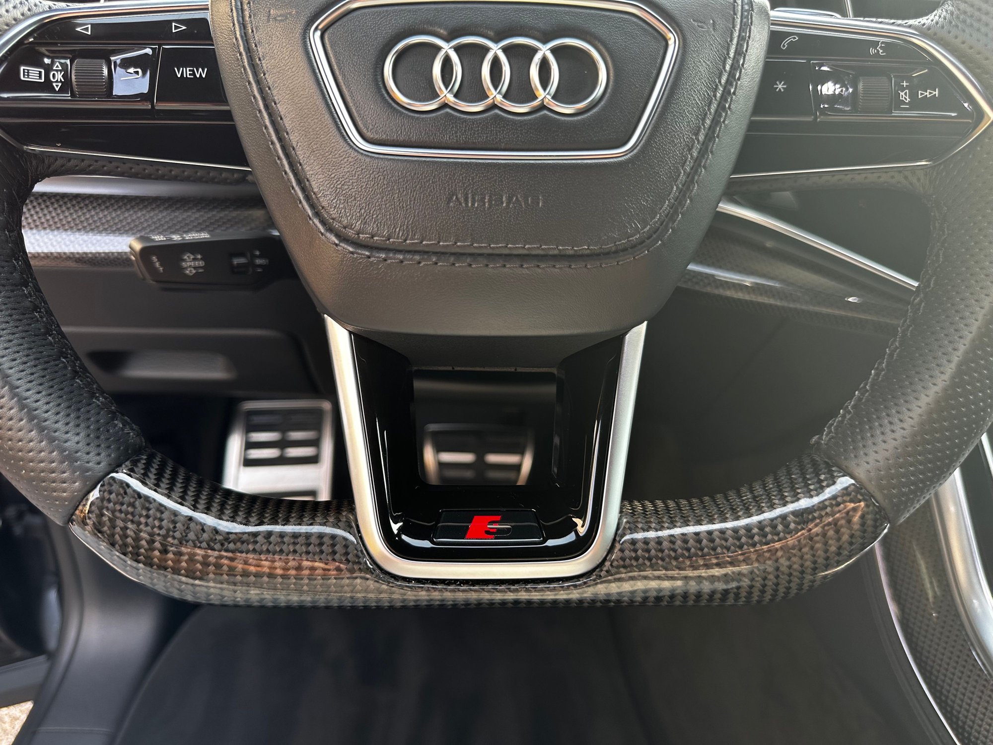 AUDI A6 A7 Q7 RS Q8 Flat Bottom CARBON FIBER STEERING WHEEL HEATED AudiWorld Forums