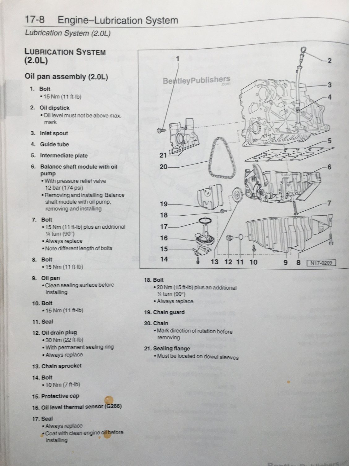 No oil to top end - AudiWorld Forums