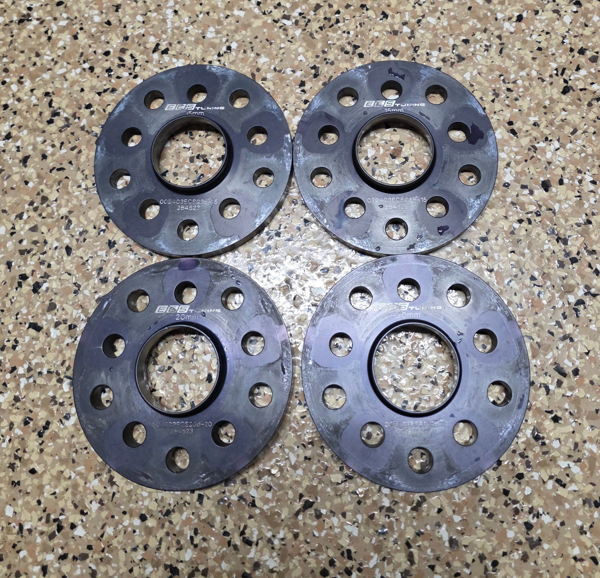 Wheels and Tires/Axles - ECS-TUNING MKVII Golf 15 mm and 20 mm Hubcentric Wheel Spacers - Used - 2016 Volkswagen Golf SportWagen - Dallas, TX 75098, United States