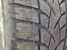 Tire Tread Damage on Front Two Tires