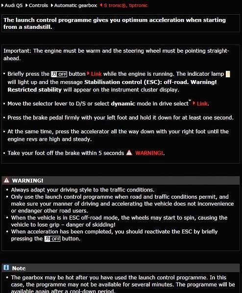Launch Control Page 2 Audiworld Forums