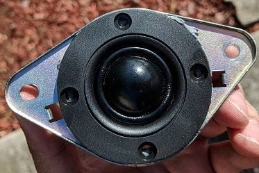 Install new speakers with glue or screws