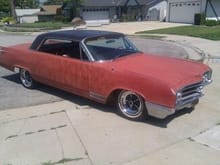 My 1964 Buick Wildcat after a little tlc and some tires along with 15 inch ralley wheels. Btw this is an original California car with matching numbers.