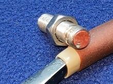 Sensor with wires broken off.