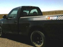 1998 F150 Nascar  driving thru Ft. Stockton, TX