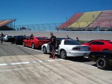 Michigan International Raceway, 375 Camaros on track