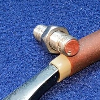 Sensor with wires broken off.