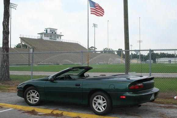 All American - Cars, Football. the Flag