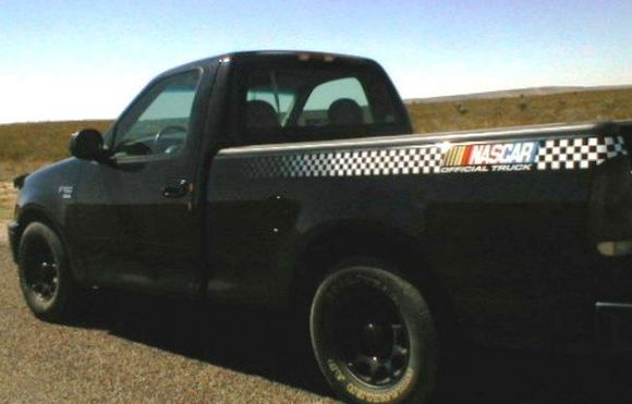 1998 F150 Nascar  driving thru Ft. Stockton, TX