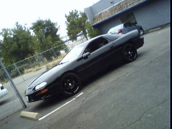 i felt terrible putting the first scuffs in the wheels with the scotch pads for prep..but when i got them back with the nice new powdercoat i felt better.