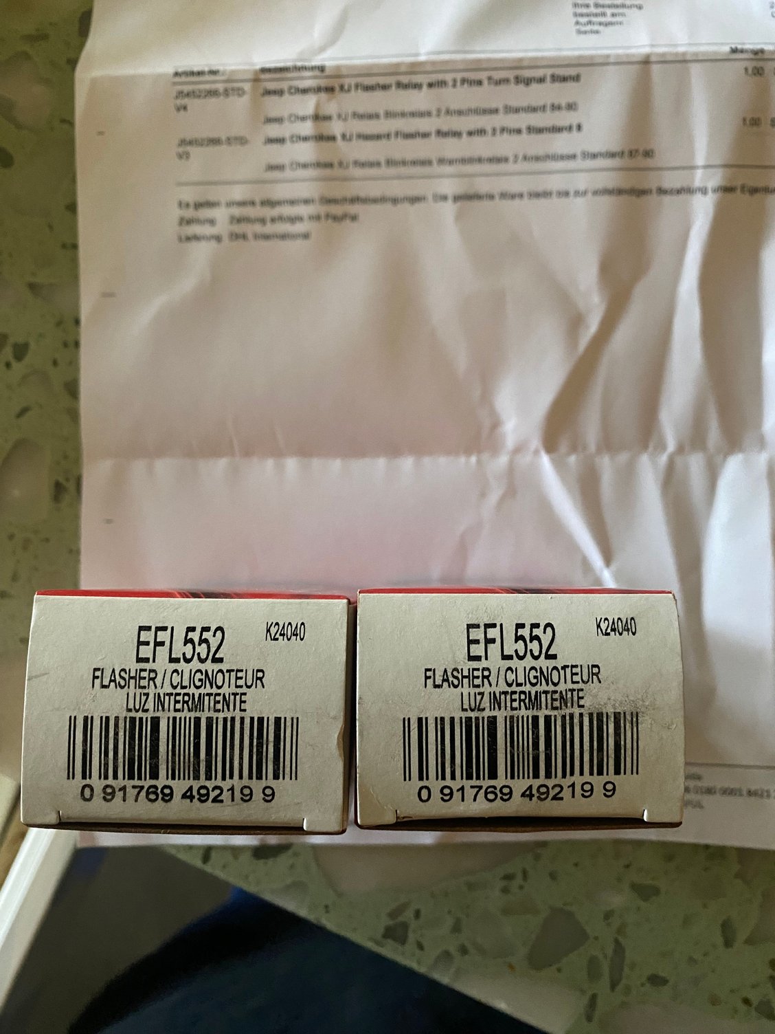 Both identical 552 relays 