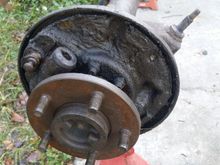 This is a couple months of brake fluid combined with dirt and mud.... yuck.