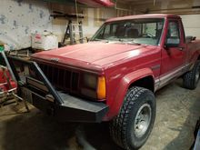 Ugly front bumper...geting ditched for a tnt customs rock bouncer