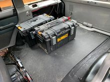 I had a large storage system in the back and i decided to remove it along with the rear seats.