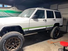 I owe it to my girlfriend for helping me get the tape lines razor straight. She’s got an eye for it! 