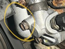 There is a drip and it is being blown up by the fan. 