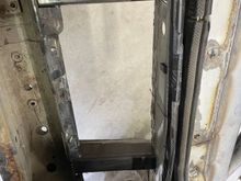 Driver's front two stiffeners from above.