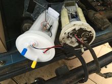 USA made on right China made on left wires are night and day the American part gauge wire is twice the size we shall run the China stuff and see how she holds up the U.S pump has been in since 2012