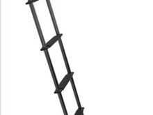 I bought a 60" RV bunker ladder from etrailer.com Then I cut it just above the second step from the bottom up.