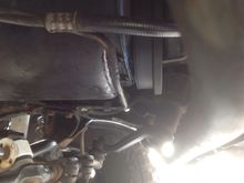 possible leak towards the front of my oil pan. First drip I saw looked green though. 😁