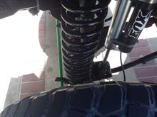 Here's the bend in the spring, not sure if that's acceptable or if it could go some more to achieve proper pinion angle