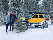 First Christmas tree hunt together 