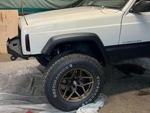 First fender flare installed! 