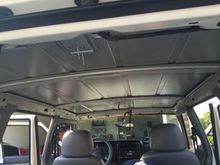 getting the liner out isn't to bad, make sure you have a Torx T-50 bit for the seatbelt mounts.