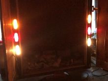 Finished, caught mid flash, all lights on!