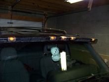 Lit up clear visor lenses