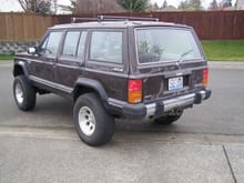 89 XJ with (added) fender flares