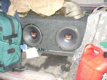 Dual 10&quot; Rockford Fosgate Punch subs. Surrounded by my gear...
