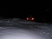 1st snow with the jeep LOL