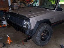 Tryin to fit a 33'' Bogger under it!  Fits Barely