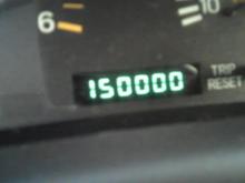 I hit 150k on my way to school! :D