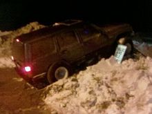 jeepin in the snow.