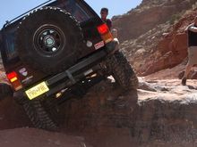 Moab cane creek, thats a jump