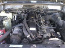 Engine of Jeep