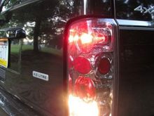 Custom Euro tail lights (lit up)