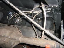 Supply, return, wiring, new vent line, all tied up and ready for some gas.