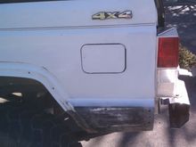 Body work almost done. A bit more sanding and spraying and I can get to work down below.