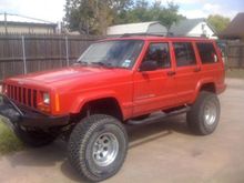 My red 1999 Cherokee Classic 4x4